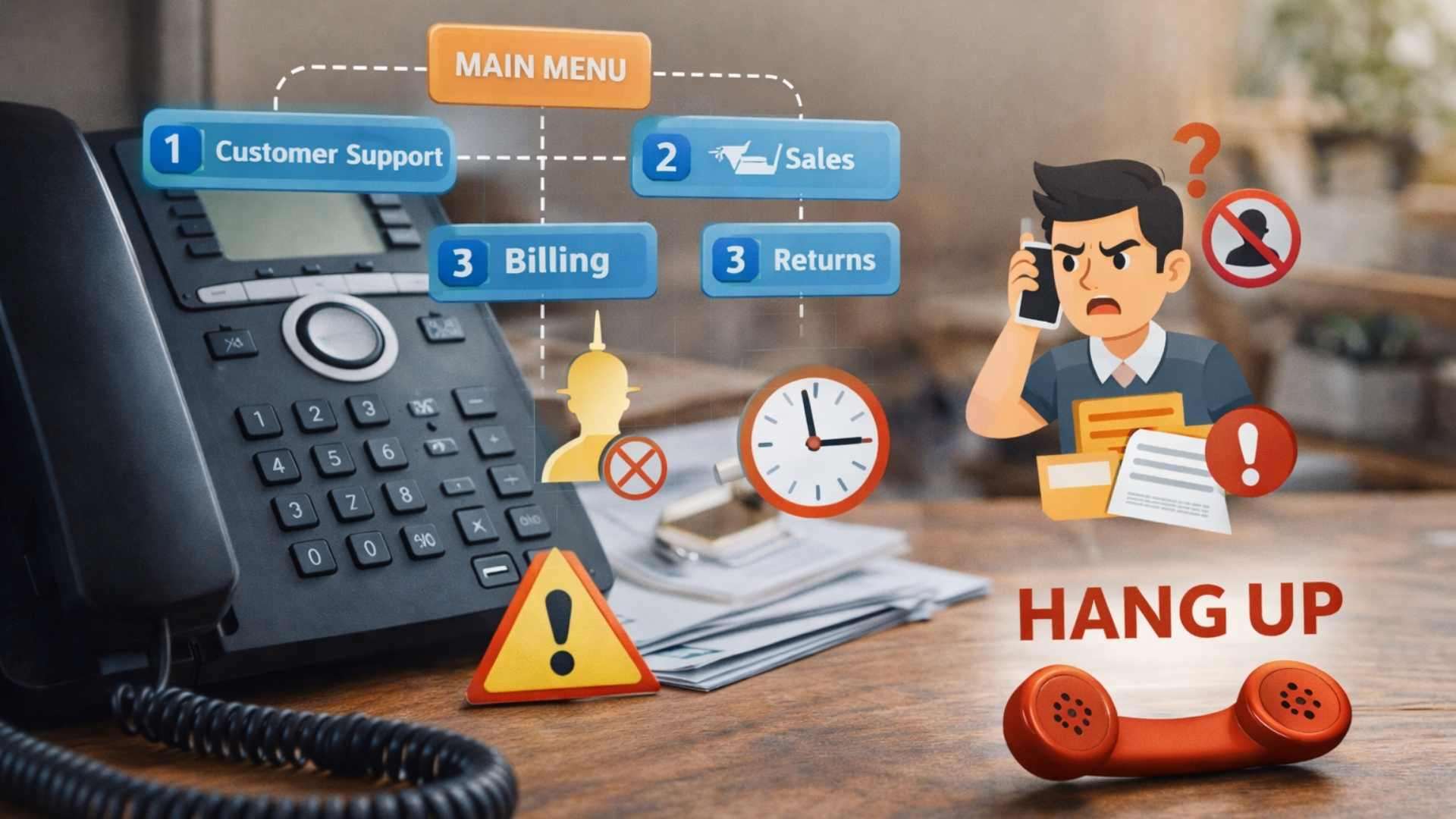 טעויות נפוצות בהקמת נתב שיחות שמבריחות לקוחות